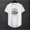 Erkek Ön Baskili T-shirt Plus Model